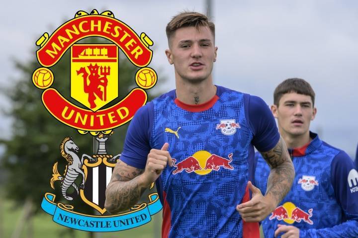 德天空：纽卡代表在莱比锡等着，若曼联谈崩将马上对塞斯科出手